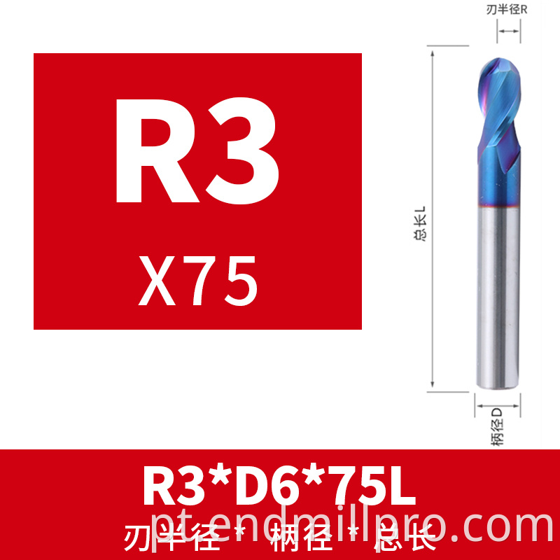 carbide ball nose end mill